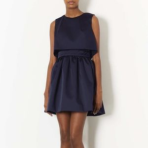 Topshop Duchess Satin Skater Dress